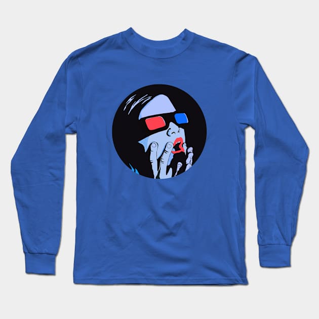 3D Movie Long Sleeve T-Shirt by divafern